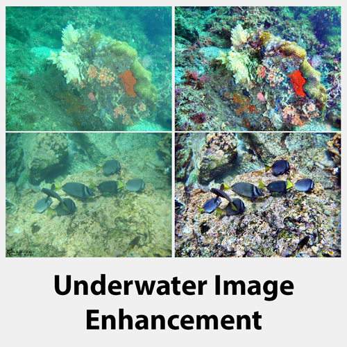 Underwater image enhancement