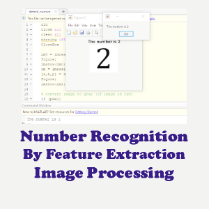 MATLAB code : Number Recognition By Feature Extraction Image Processing
