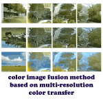 Matlab code : color image fusion method based on multi-resolution color transfer