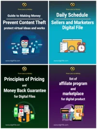 Making money from the sale and marketing of downloadable and virtual products